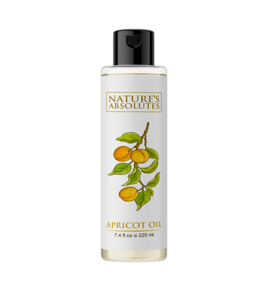 Cold Pressed - Apricot Oil - Natural Moisturizer For hair and skin (220 ml)