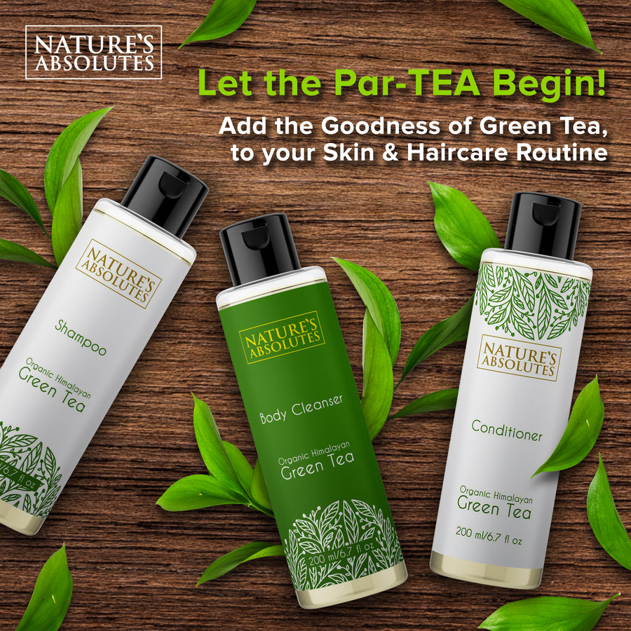Green Tea Shampoo + Green Tea Body Cleanser + Green Tea Conditioner