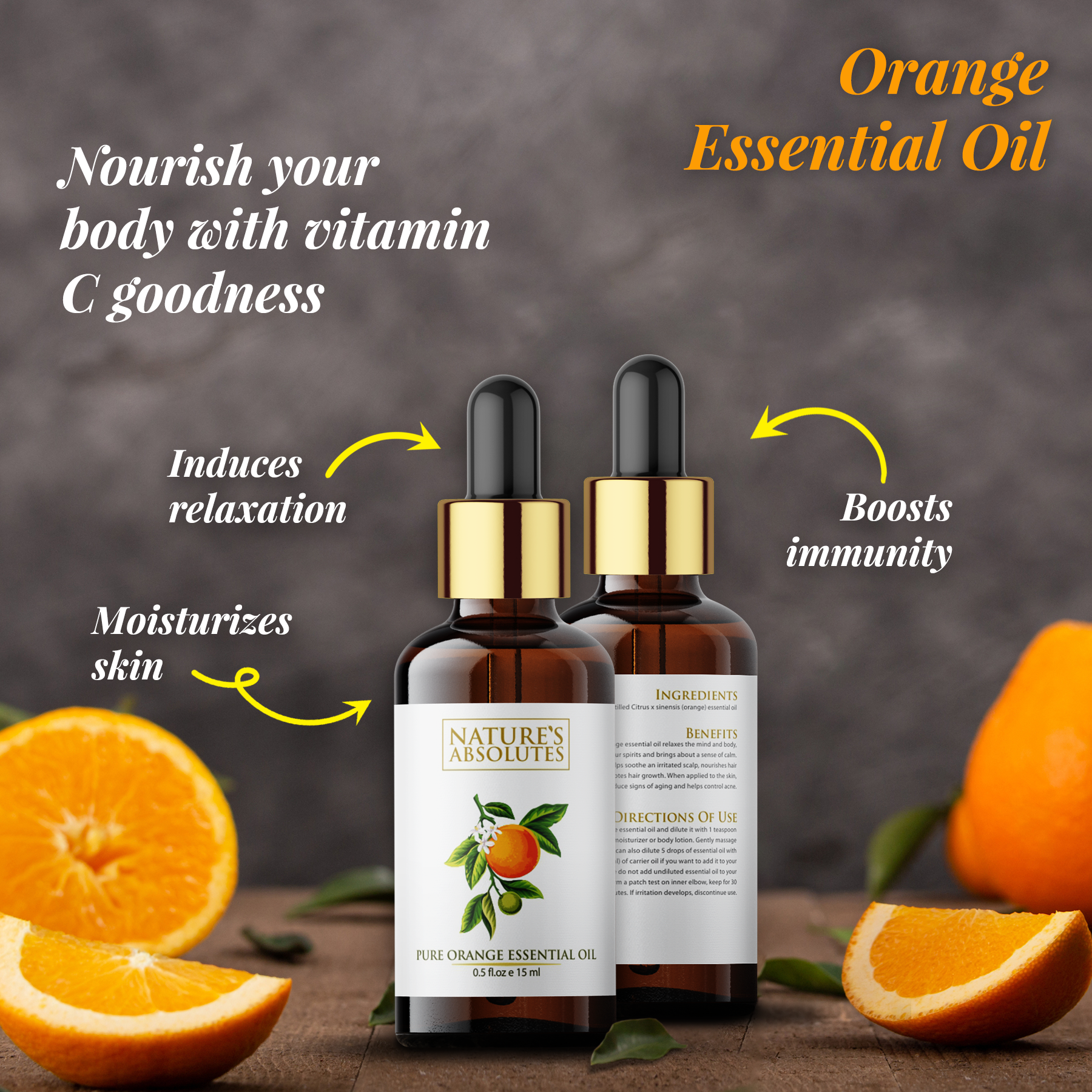Orange Blossom Essential Oil - 15 ml of Soria Natural in Essential