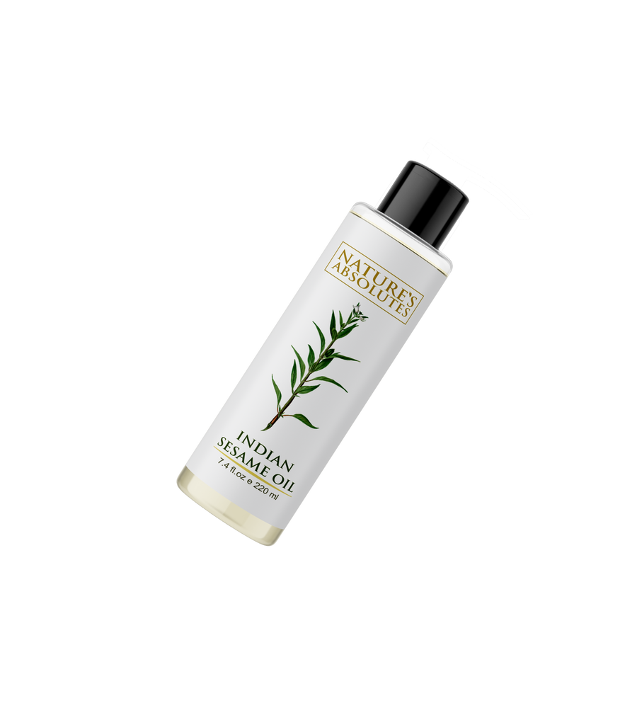 Cold Pressed - Sesame Oil - Natural Moisturizer For hair and skin (220 ml)