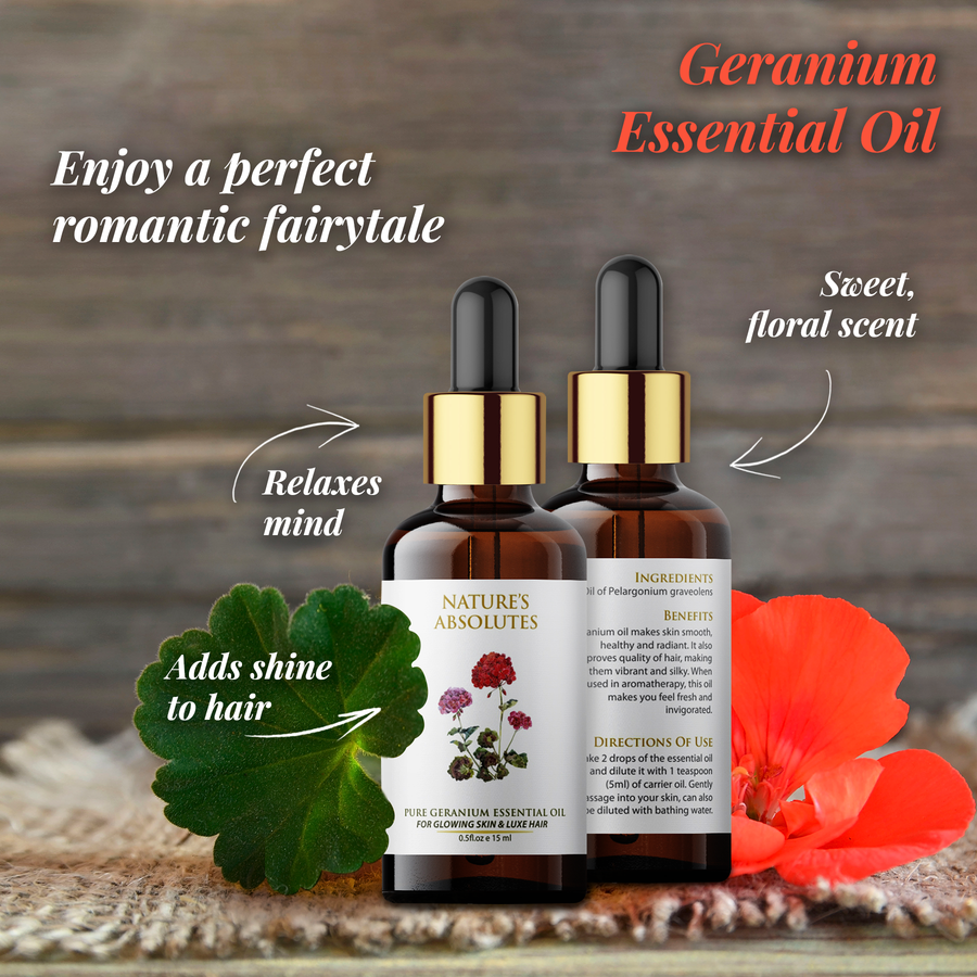 Geranium Essential Oil (15 ml)
