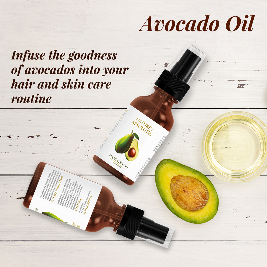 Cold Pressed Avocado Oil Natural Moisturizer For hair and skin 30 ml