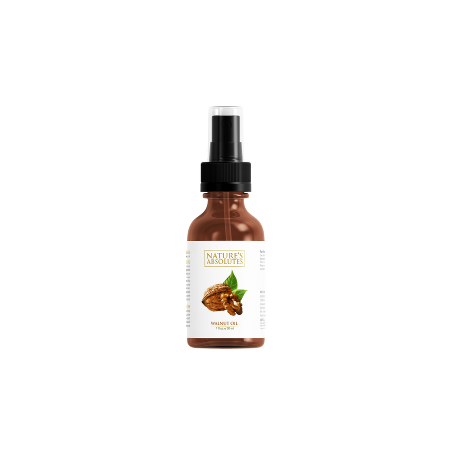 Cold Pressed - Walnut Oil - Natural Moisturizer For hair and skin (30 ml)