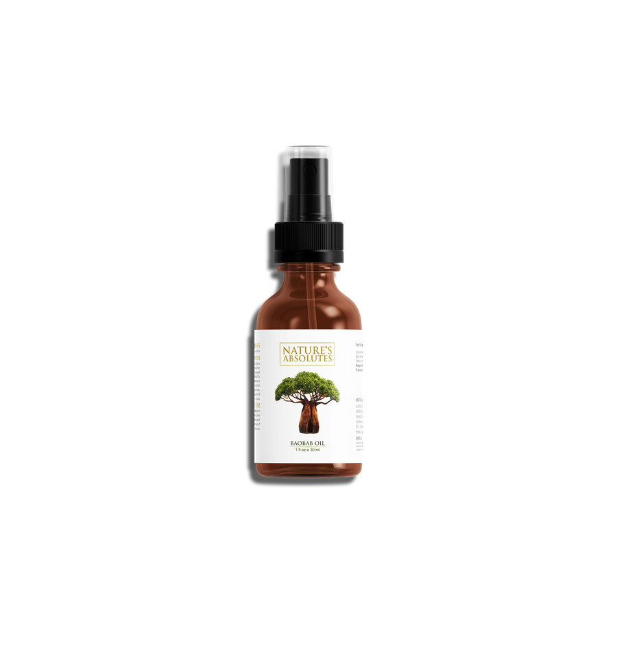 Cold Pressed - Baobab Oil -  Natural Moisturizer For hair and skin (30 ml)